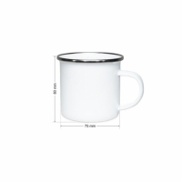 Cana emailata cu model de 